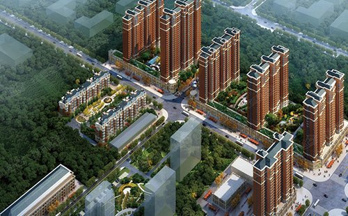 石家庄玫瑰湾幕墙工程